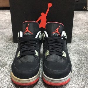 Jordan 2012 Bred 4s Size 10.5 Men’s